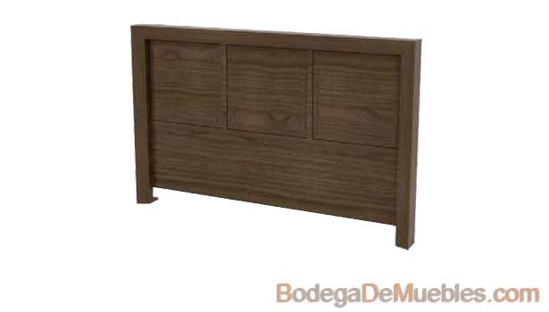 Cabecera para Cama king size alta fabricada con madera de fresno y alder.