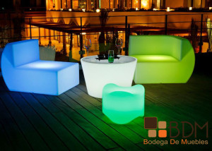 Muebles con led