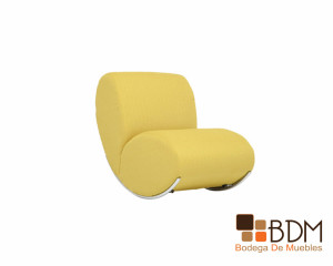 sillon vanguardista, amarillo, llamativo