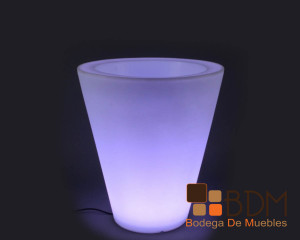 Maceta Decorativa con Luz Led