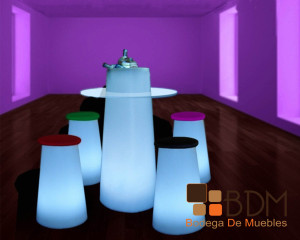 Set de Bar con luz Led