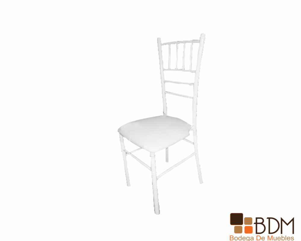 Silla Banquetera en Color Blanco