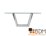 mesa comedor cristal