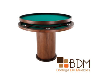 Mesa de Juego Redonda Kontempo Poker 6