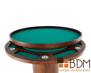 Mesa de Juego Redonda Kontempo Poker 6