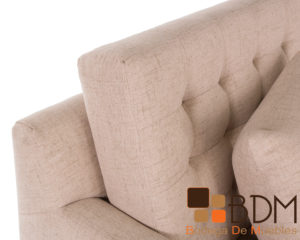 Love Seat Capitoneado para Sala Kontempo Belisa