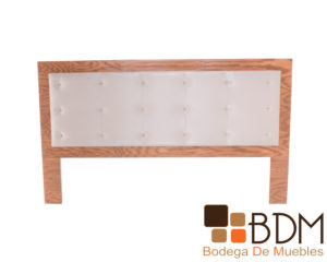 Cabecera de madera con luz led