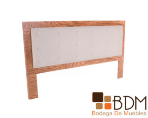 Cabecera de madera con luz led