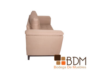 Love seat moderno tapizado en tela