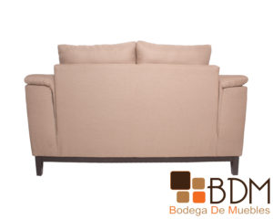 Love seat moderno tapizado en tela