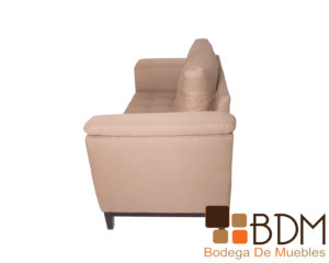 Love seat moderno tapizado en tela