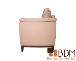 Love seat moderno tapizado en tela