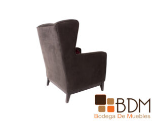 Sillon individual elegante de madera