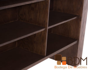 Barra de madera mdf con luz led color