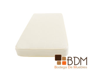 Colchon individual sintetico con forro en tela beige