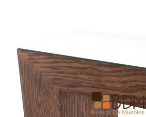 Credenza contemporanea pantalla espejo en mdf