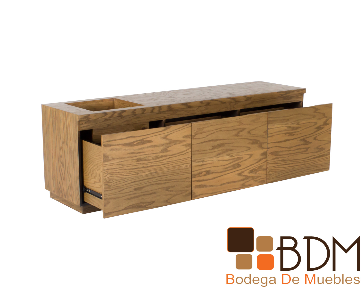 Mueble para TV contemporaneo fabricado en MDF