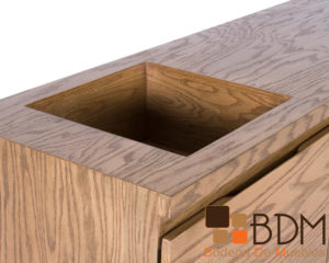 Mueble para TV contemporaneo fabricado en MDF