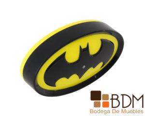 Lampara infantil con luz led Escudo Batman