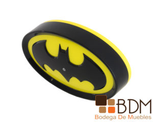 Lampara infantil con luz led Escudo Batman