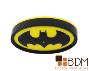 Lampara infantil con luz led Escudo Batman