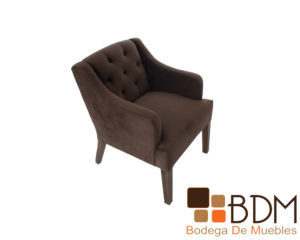 Sillon moderno ocasional individual respaldo capiton