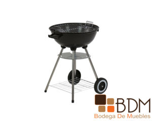 Asador circular con base de acero