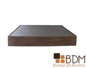 Base individual de madera mdf color nogal