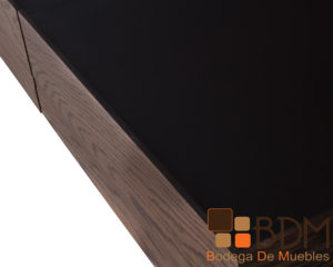 Base individual de madera mdf color nogal