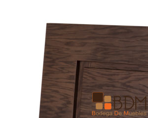 Cabecera King Size de madera color nogal