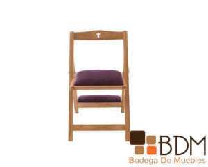 Silla de madera para decoracion