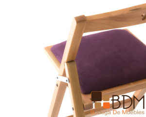 Silla de madera para decoracion