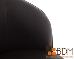 Sillon infantil estilo lounge negro tactopiel