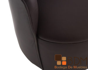 Sillon infantil estilo lounge negro tactopiel