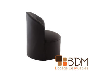 Sillon infantil estilo lounge negro tactopiel