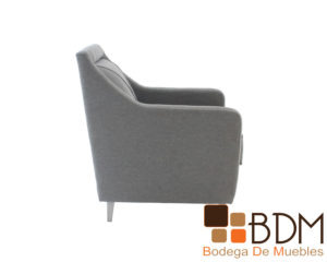 Sillon ocasional en color gris de madera