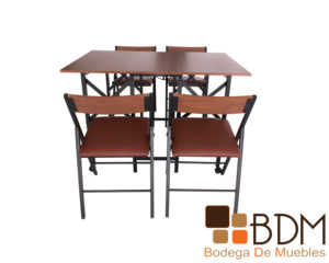 Comedor plegable tubular