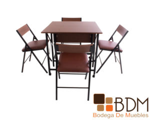 Comedor plegable tubular