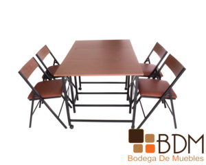 Comedor plegable tubular