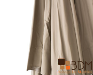 Sombrilla grande para exterior color beige