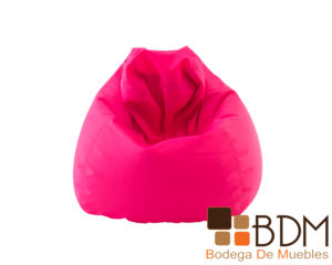 Sillon puff comodo moderno color rosa