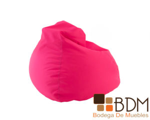 Sillon puff comodo moderno color rosa