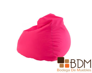 Sillon puff comodo moderno color rosa