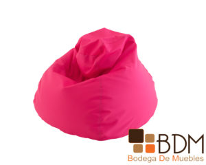 Sillon puff comodo moderno color rosa