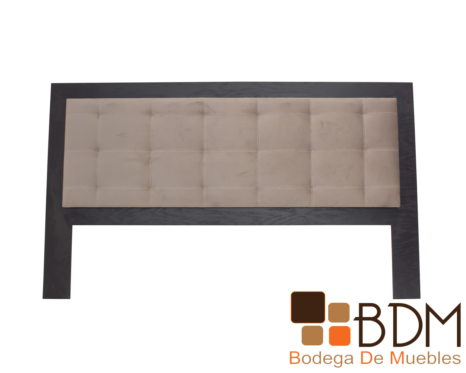 Respaldo elegante en mdf king size moderno para base