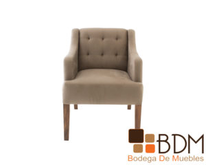 Sillon ocasional individual para sala color beige