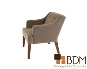 Sillon ocasional individual para sala color beige