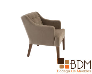 Sillon ocasional individual para sala color beige