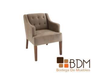 Sillon ocasional individual para sala color beige