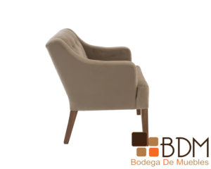 Sillon ocasional individual para sala color beige